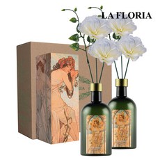 라플로리아 꽃 디퓨저, 2개, 500ml, S5.장미뿜뿜향/B1.카네이션-L12/스카이