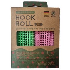 髮勾髮捲 德國製 45mm 100mm, 1套, 粉紅綠色