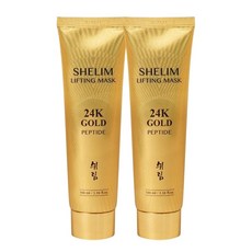 1+1 쉬림 24K골드 펩타이드 리프팅 마스크 100ml /필오프 랩핑마스크 결광 결개선, 1개