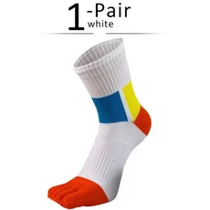 쿠쿠스토어 EU 38-44 유기농 면 발가락 양말 항균 스포츠 통기성 땀 흡수 다섯 드레스