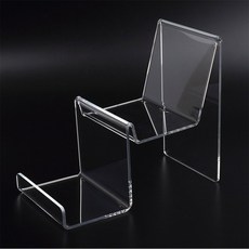 국산 투명 경사 진열대 아크릴거치대 소품진열 디피용