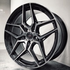 麗車坊 鋁圈 DATA KF07 旋壓 19吋 5孔120，輕量化鋁合金材質提升操控，多款車型適用, 1個, 9.5 J ET 42