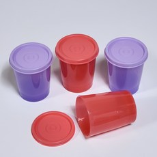 타파웨어 러블리 핸디컵 다홍 연보라 4P