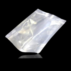 스탠드형봉투 (BM) 투명 지퍼 스탠드 알루미늄 봉투 15X22cm 100매 79000EA 1EA, 투명메탈_밑지 4cm