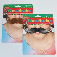 파티 콧수염 장식 가짜수염 인조 할로윈 파티 분장, SN.콧수염장식 브라운, SN.콧수염장식 브라운, 1개