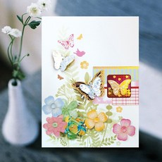 아트박스/프롬앤투 홀로그램나비카드 FT1038-6, 상세설명 참조