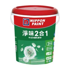立邦 淨味2合1 平光內牆乳膠漆, 特白, 1個, 5L