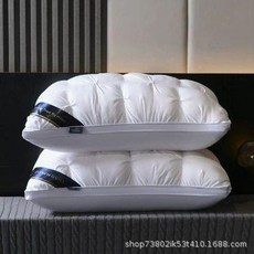 호텔 편안한배게 모텔 통기성 푹신한 침구 편안한 꿀잠 부드러운, 화이트 900g 단품 낮은 베개