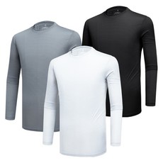 [이지바이] (1+1+1) 남성 냉감 긴팔 티셔츠_얼음땡 아이스 쿨링원단 등산 아웃도어 골프 이너 긴팔티