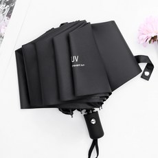 디아쿠아 프리미엄 UV 원터치 암막 접이식 3단 자동 우산 우양산 양산