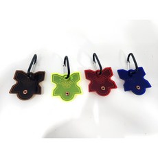 오토바이 배달대행 조끼 아크릴 X 자석고리, 4.형광