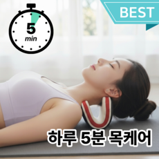 Neckflow 목 스트레칭 넥가드 하루10분 목견인기 넥스트레칭