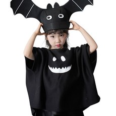 萬聖節兒童小惡魔蝙蝠裝