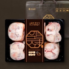 한우 우족 3kg 보신세트 국내산 곰탕용 육수 국물 국거리 마장동 몸보신 우족탕 찜 소뼈 투뿔한우 1++등급 한우선물세트 [냉동], 기본아이스박스