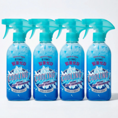 LG 온더바디 발을씻자 코튼풋 발세정제 알래스카 빙하수 385ml 4개, 1개입