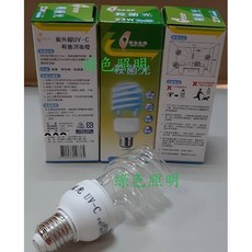 寶島之光 紫外線UV-C殺菌燈 螺旋燈泡 23W E27, 1個