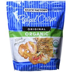 스낵 팩토리 프레첼 크리스프 오리지널 유기농 28 온스 백 Snack Factory Pretzel Crisps Original ORGANIC 28 oz Bag, 793g, 1개