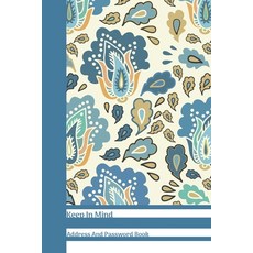 (영문도서) Keep In Mind Address And Password Book: Blue Floral All In One Address And Internet Pass Word... Paperback, Independently Published, English, 9781689527057