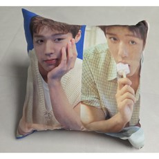 박지훈 굿즈 30cm 양면 사각 쿠션, 혼합, 1번 쿠션