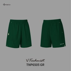 테크니스트 아울렛 TNP6505 GR 그린 반바지 우븐 팬츠 배드민턴 탁구 스포츠웨어