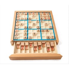 兒童益智桌遊 老人益智玩具 數獨遊戲 益智遊戲 邏輯遊戲 老人遊戲 兒童數獨 數學桌遊 防失智, 藍色, 1個