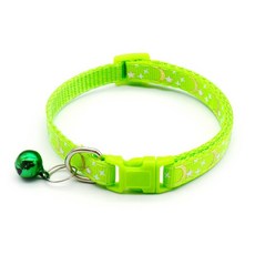 강아지 고양이 방울 목걸이, 라임, 1개