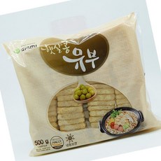유부 신미 햇살콩 우동토핑 냉동 500g, 1g, 1개
