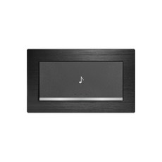 JYE中一 月光摩登黑 電鈴押扣 JY-N5561-MRB, 1個, 橫式