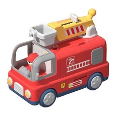 兒童多功能救護車消防車玩具, 多功能消防車 自備電池, 1個