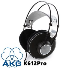 AKG 專業開放式耳罩耳機 提供自然寬廣音場與極致舒適感, 黑色, K612Pro