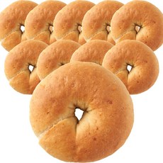 홀위트데이 고단백 프로틴 저당 통밀 베이글 플레인, 10개, 120g