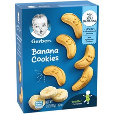 Gerber 그래듀에이트 쿠키 142g, 바나나 (Banana), 1개
