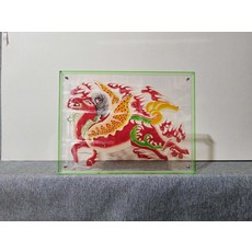 皮影 火龍駒 牛皮 手工雕刻, 如圖所示, 1個