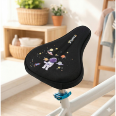 자전거 포근한 쿠션 안장 S 사이즈 좌석 시트 방수, 1개, 우주