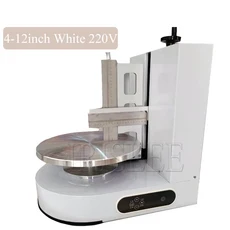 자동 케이크 크림 스프레더 전기 기계 코팅 필링 스무딩 빵 케이크 장식 도구, 03 미국, 12 4-12inch White 220V