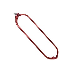 漁鄉DK 鈦-三角玉粹 磯釣撈網 網框, 紅色45CM(附玉網)