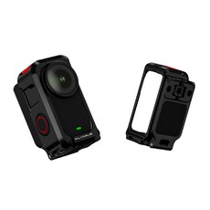 FLYMILE DJI OSMO Nano 전용 메탈 마그네틱 토트 케이지 다기능 거치대 1/4나사 홀 액션캠 액세서리 브이로그 충격방지, 1개, black