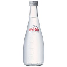 에비앙 천연 광천수, 330ml, 20개