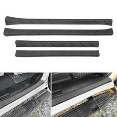Utiiy 자동차에 맞는 도어 씰 가드 (혼다 릿지라인 2017용), 실버라도 및 시에라 2019-2026용