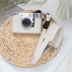 필름 x half 가죽 하프케이스 카메라 포함 스트랩 보호 케이스, W. Fuji Xhalf White Prote