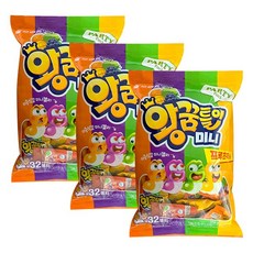 [달콤진] 오리온 왕꿈틀이 미니 프루츠믹스, 3개, 336g