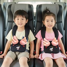 (카운티전용) 엔젤퍼피 2점식 안전벨트커버 통학차량 버스 전용