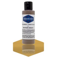 아메리컬러 아메리미스트 에어브러시 색소 4.5 온스 브론즈 AmeriColor Amerimist Airbrush Color 4.5 Ounce Bronze Metallic She, 청동, 4.5 Fl Oz (1팩), 1개