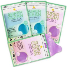 자동차 청소 젤 4팩 퍼티 유니버설 디테일 도구 실내 청소기 먼지 슬라임 남녀용 액세서리 선물 스타킹 스터퍼 – 320g 2.8온스/pcs, Blue,Purple, 1개