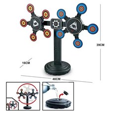 비비탄 과녁 자동 전자 귀환 점수판 메쉬 타겟 전자표적단일표적 슈팅 점수 표적지, 6. 채점+복귀+효과음(회전), 1개