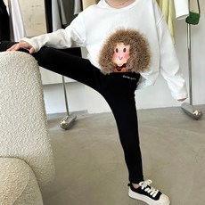 小不點兒 女童褲子 打底褲 秋裝童裝 寶寶秋季兒童休閑褲 90cm-140cm