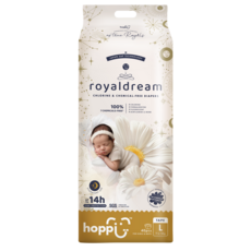 hoppi RoyalDream 紙尿褲 L 號 40片裝 14小時防漏 金盞花呵護