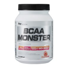 BUP BCAA몬스터 복숭아맛 류신 아미노산 헬스보충제 BCAA, 500g, 1개