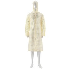 다회용 우의 듀플렉스 FREE 땡땡이 우비 황색