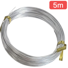 수공예 컬러 철사 2mm, 01실버, 1개